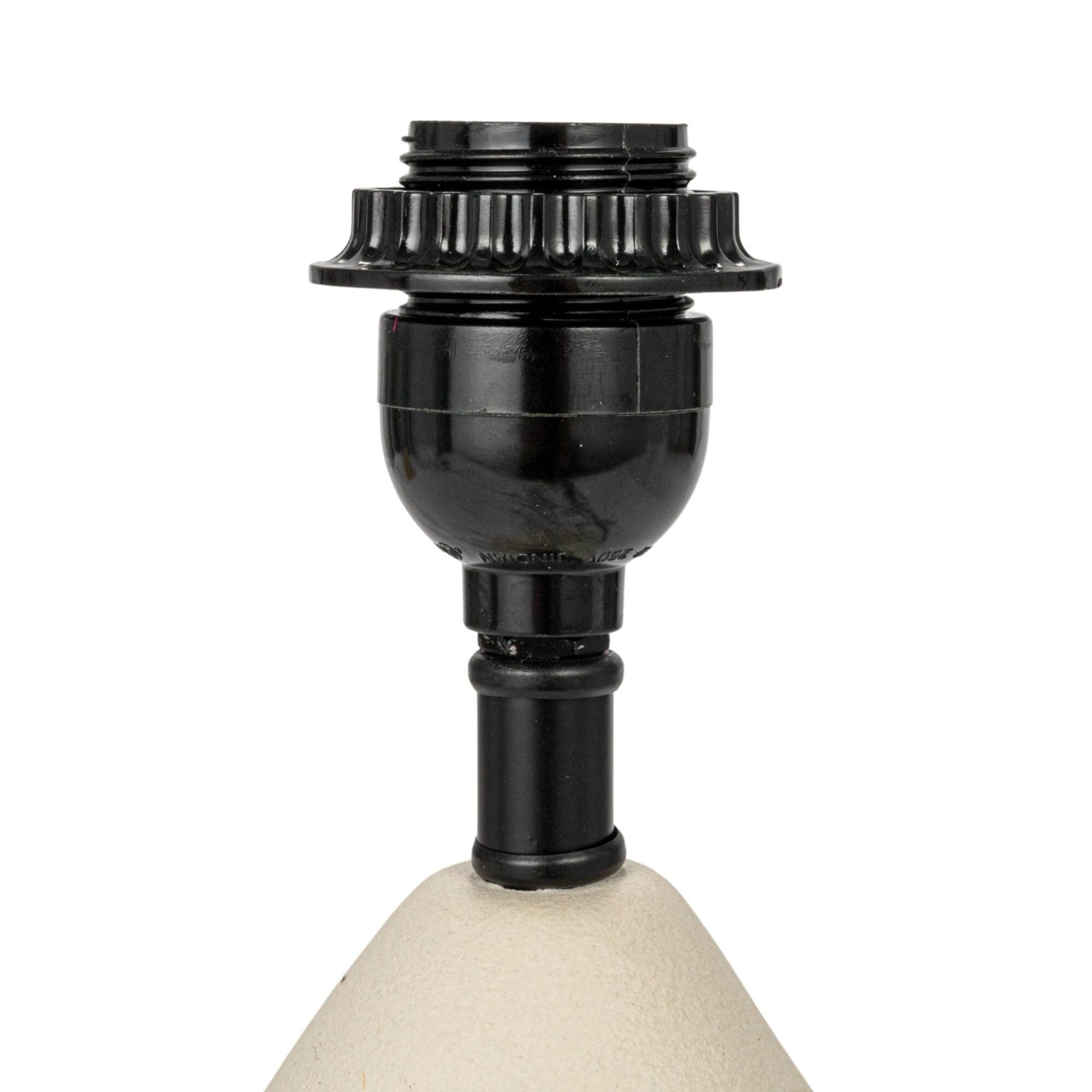 Hello Honey® 16.5" White Volcano Finish Ceramic Table Lamp